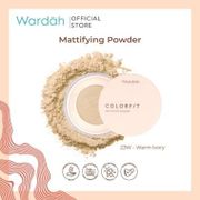 Wardah Colorfit Mattifying Powder - Bedak Tabur Dengan Oil Control Hingga 12 Jam dan Halus