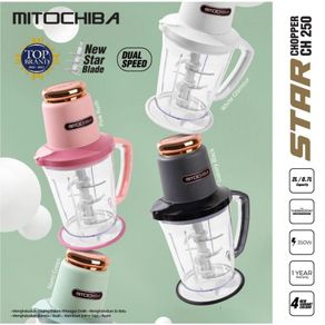 Mitochiba Food Chopper CH250 - Mitto CH 250 Food Chopper Blender Garansi Resmi