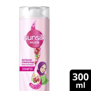 sunsilk hijab shampoo anti ketombe & tidak lepek 300ml