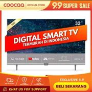 TV LED 32 INCH COOCAA 32S3U ANDROID DIGITAL SMART TV FRAMELESS