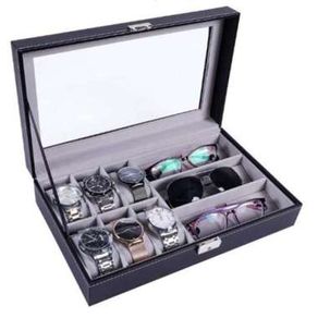 CUSTOM Kotak Tempat Jam Tangan isi 6 Mix Kacamata / Watch Box Glasses