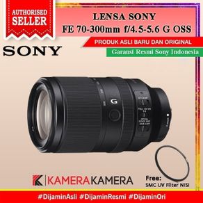 lensa sony fe 70-300mm f/4.5-5.6 g oss / sel70300g free filternisi72mm
