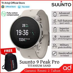 SUUNTO 9 PEAK PRO TITANIUM SAND SS050808000 Smartwatch Garansi Resmi