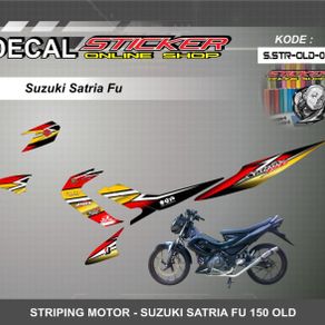 stiker motor suzuki satria fu 150 old decal striping variasi racing - s.str-fu.old-01