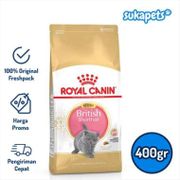 Gratis Ongkir Royal Canin Kitten British Shorthair Makanan Anak Kucing Dry 400Gr