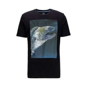 Hugo Boss TNoah 1 T-Shirt Underwater Print Black