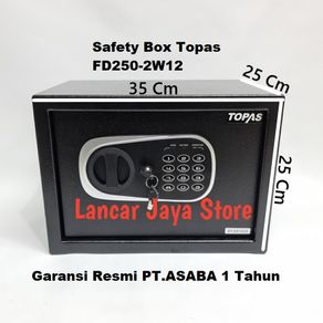 Safe Deposit Box/Cash Box/Safety Box/Brankas Digital Topas FD250-2W12 - Hitam