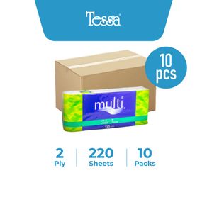 Kemasan Karton - Tissue Multi Toilet Tissue 10 roll - isi 10 pack