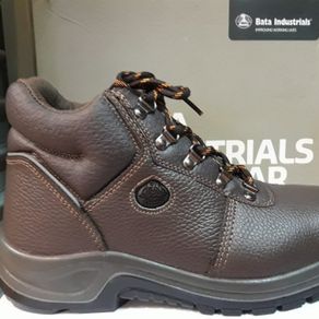 sepatu safety bata industrial darwin murah - cokelat 43