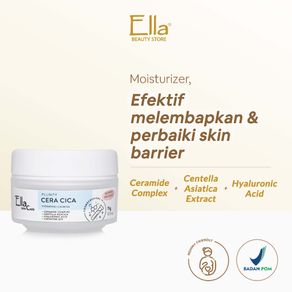 Ella Skincare Plumpy Cera Cica with Ceramide Complex, Mugwort, dan Centella Asiatica - Memperbaiki Skin Barrier