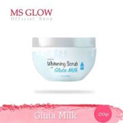 MS glow whitening scrub Produk Original 100%