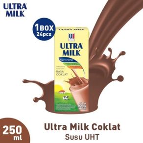 susu uht ultra milk 250 ml 1 dus isi 24 pcs all varian - full cream