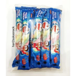 Permen Marshmallow Kepang Stick Doraemon