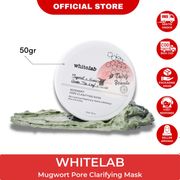 whitelab mugwort pore clarifying mask original masker bpom original