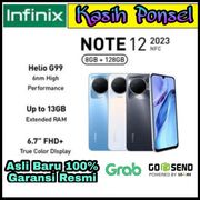 infinix note 12 2023 nfc ram 8/128 gb garansi resmi - putih