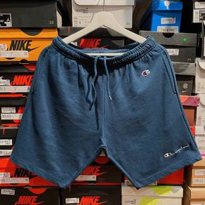 Champion Athleticwear Small Script Short Sweatpants - Navy