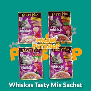 Whiskas 70gram Tasty Mix - All Variant - Makanan Basah Kucing