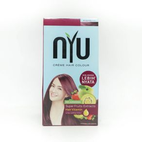 nyu cream hair colour natural burgundy