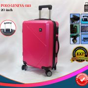 BISA COD! Koper 20 inch 023 abs/ fiber POLO GENEVA KOPER UMROH KOPER IMPORT ANTI MALING BERGARANSI