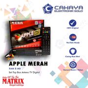 STB Matrix Apple Merah Set Top Box Digital Channel UHF Antena ASO Receiver DVBT2 DVB