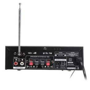 Bluetooth EQ Audio Amplifier Karaoke Home Theater FM Radio 600w
