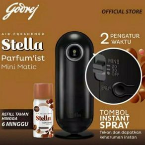 stella mini matic caffe latte 40 ml alat + refill + baterai pengharum ruangan