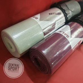 matras yoga kettler 6mm original / yoga mat kettler - abu-abu
