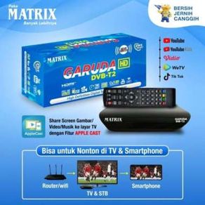 SET TOP BOX TV DIGITAL DVBT2 MATRIX GARUDA BIRU
