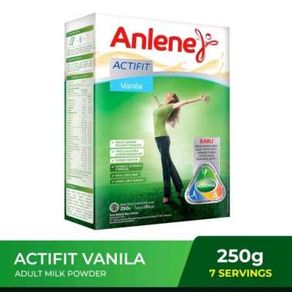 Anlene Actifit Susu Bubuk Vanila Dan Coklat 250g Nutrisi Tulang Sendi dan Otot Exp 6bln