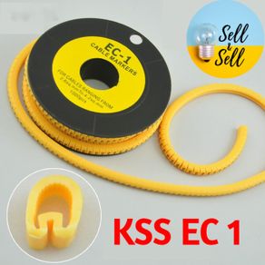 kss marker ec-1 (huruf) klmnopqrst / cable marker ec1 huruf - o