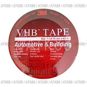 Double Tape / Perekat 3M VHB 24mm x 4.5m Merah Original