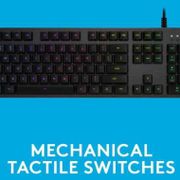 Logitech G512 RGB Mechanical Gaming Keyboard - GX Brown Tactile