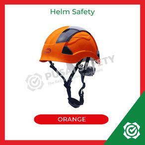 helm safety climbing leopard - orange