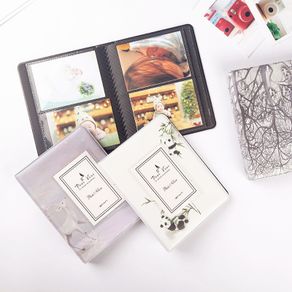 64 Mengantongkan 3 Inci Photo Album Buku untuk Fujifilm Instax Mini Film Album Kertas Instax Mini 9 8 7 S 90 70 25 Nama Pemegang Tiket