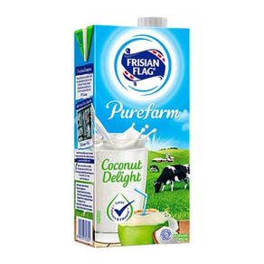 frisian flag susu uht coconut delight 946 ml - susu
