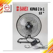 Kipas Angin Tornado 2 In 1 Sanex / Kipas Meja Kipas Dinding 12 Inch