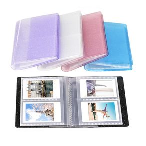 Album buku 64 kantung untuk Fujifilm Instax instan Mini 11 9 8 7s Film Mini kertas foto 3 inci