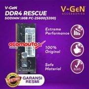 RAM V-GEN DDR4 RESCUE SODIMM 16GB PC-25600 3200MHZ MEMORY RAM PC 16 GB GARANSI RESMI