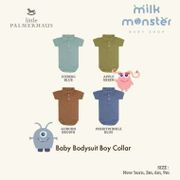 Little Palmerhaus Baby Boy Collar Bodysuit 2.0 (Jumper Bayi) 0-9 Bulan