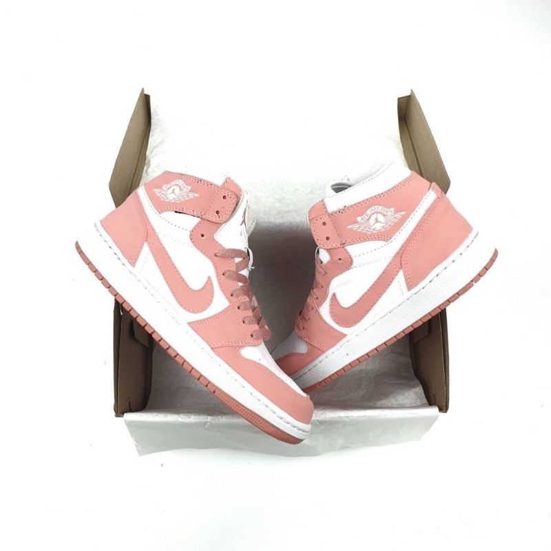 high top pink jordan 1