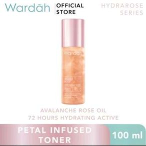 wardah hydra rose petal infused toner 100ml
