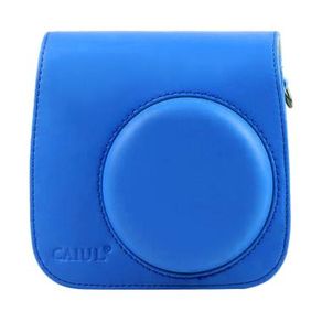 Caiul Godric Leather Bag Camera for Fujifilm Kamera Instax Mini 8 or 9 - Cobalt Blue