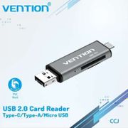 Vention [CCG] AllIn1 USB Card Reader Micro SD TF High Speed Type-C OTG - CCJ