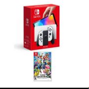 nintendo switch oled bundle mario Smash bros ultimate