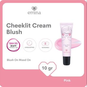 emina cheeklit cream blush - pink