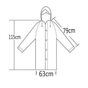 Jas Hujan Portable Raincoat Poncho with Hood