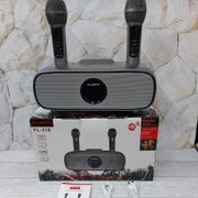 Fleco Speaker Bluetooth Karoake Mic FL-316 Free 2 Mic Wireless