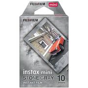 refill isi instax mini polaroid fujifilm-kertas instax 10 lembar motif - stone gray