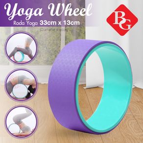 BG SPORT Premium Yoga Wheel / Yoga Roller / Roda Yoga