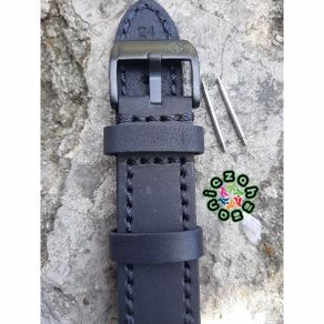 tali kulit jam tangan alexander christie expedition - exped hitam 24mm
